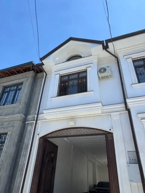 Hand-made iron window grilles installed in Tashkent — No. 078